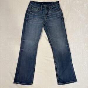 BKE Jake Men's Bootcut Jeans 31x30 (Fits 28x29) Medium Wash Thick Stitch Denim